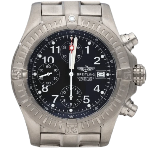 Breitling Super Avenger - Chronograph watch in steel and titanium