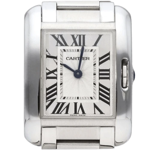 Cartier Tank Anglaise PM - Steel watch