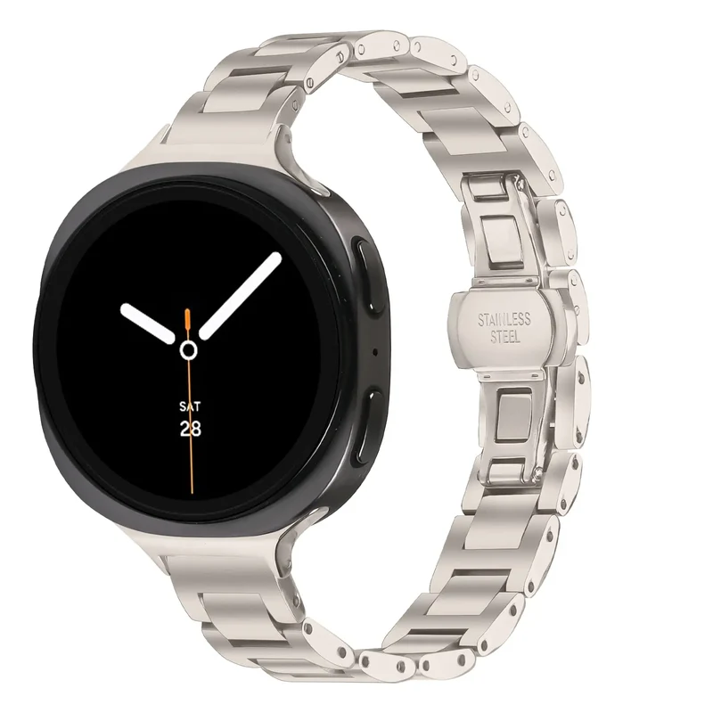 Correa acero delgada Samsung Galaxy Watch 9 - 40mm (blanco estrella)