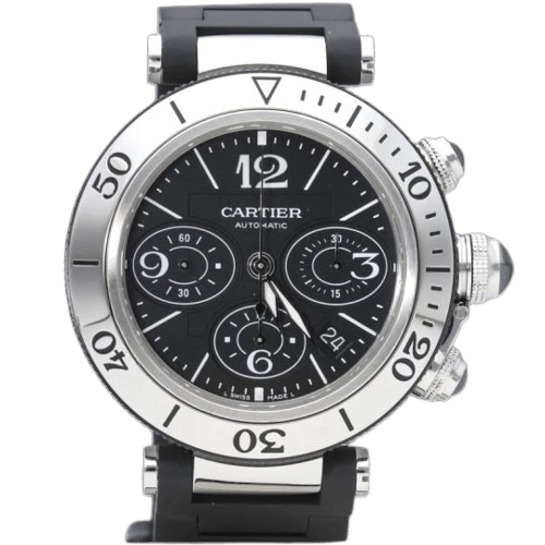 Cartier - Pasha Seatimer Chronograph watch 42 mm