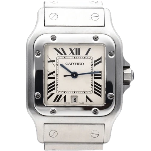 Cartier Santos Galbée - Steel watch