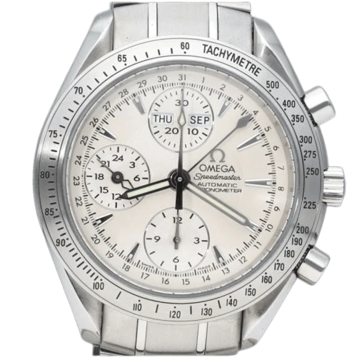 Omega Speedmaster - Day Date chronograph watch in steel