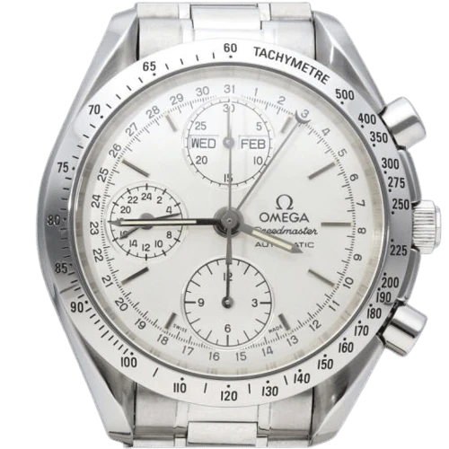 Omega Speedmaster - Day-Date Chronograph Watch in steel