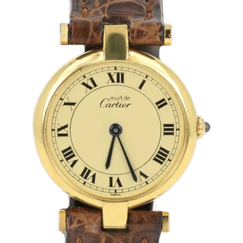 Cartier Must de Cartier - silver-gilt watch