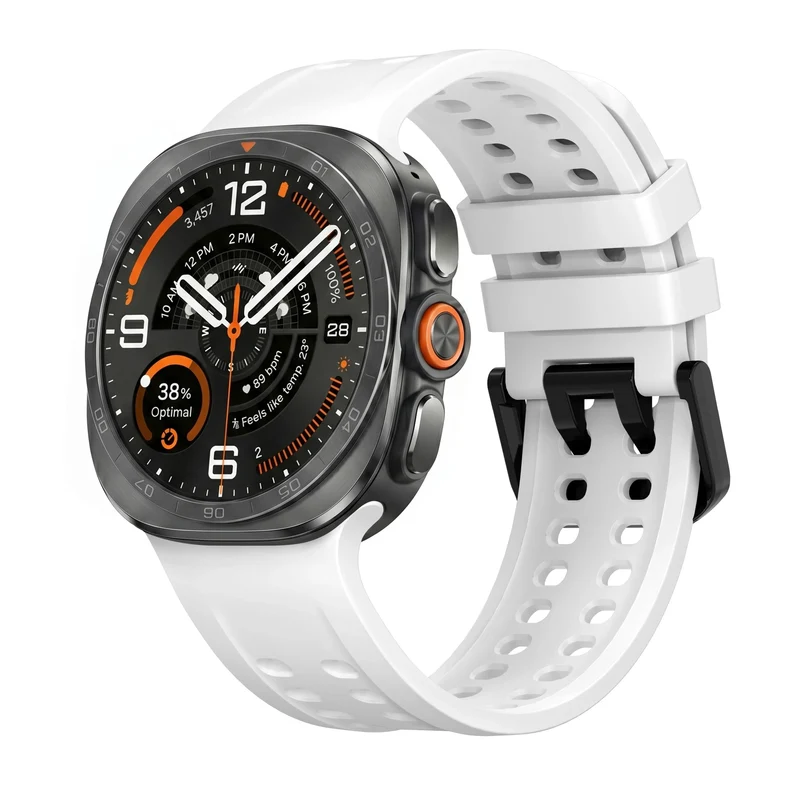 Correa silicona Samsung Galaxy Watch Ultra 2 (blanco)