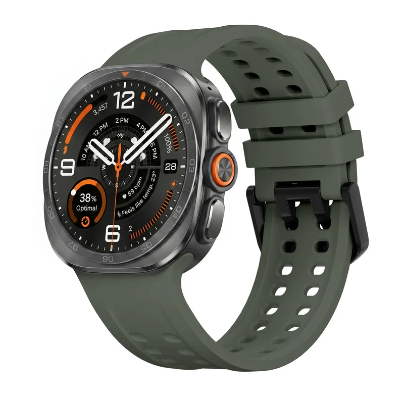 Correa silicona Samsung Galaxy Watch Ultra (verde oscuro)