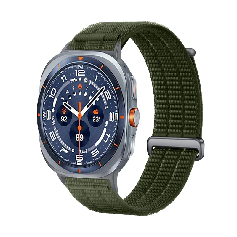 Correa nylon air Samsung Galaxy Watch Ultra 2 (verde oscuro)