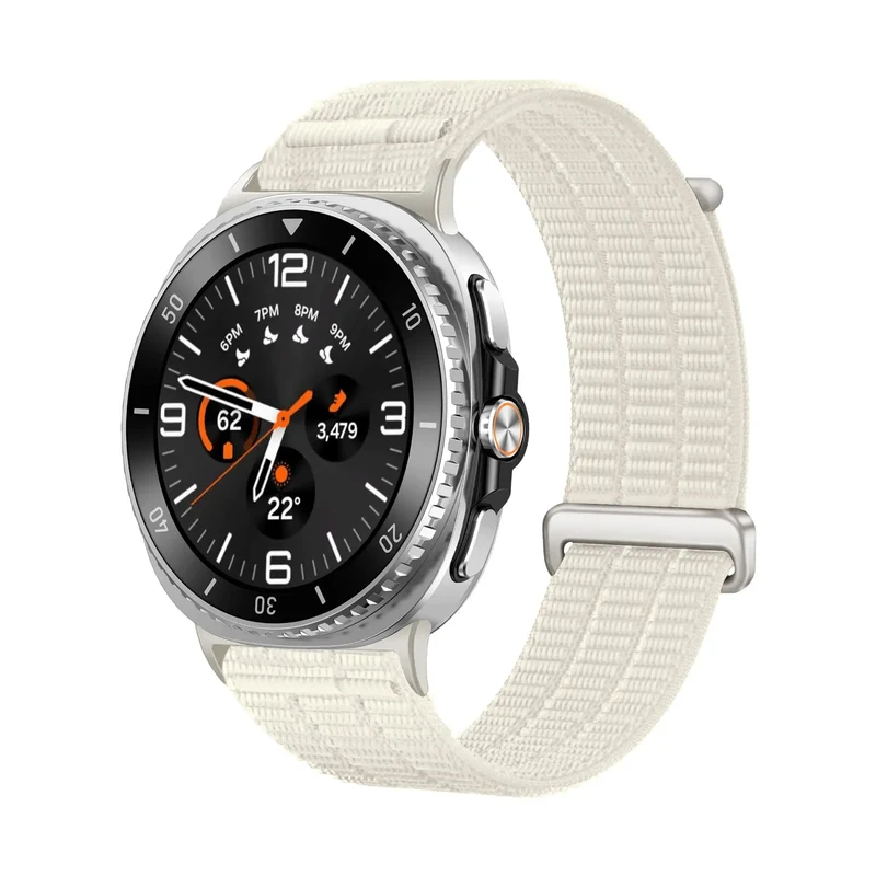 Correa nylon air Samsung Galaxy Watch 8 Classic (blanco estrella)