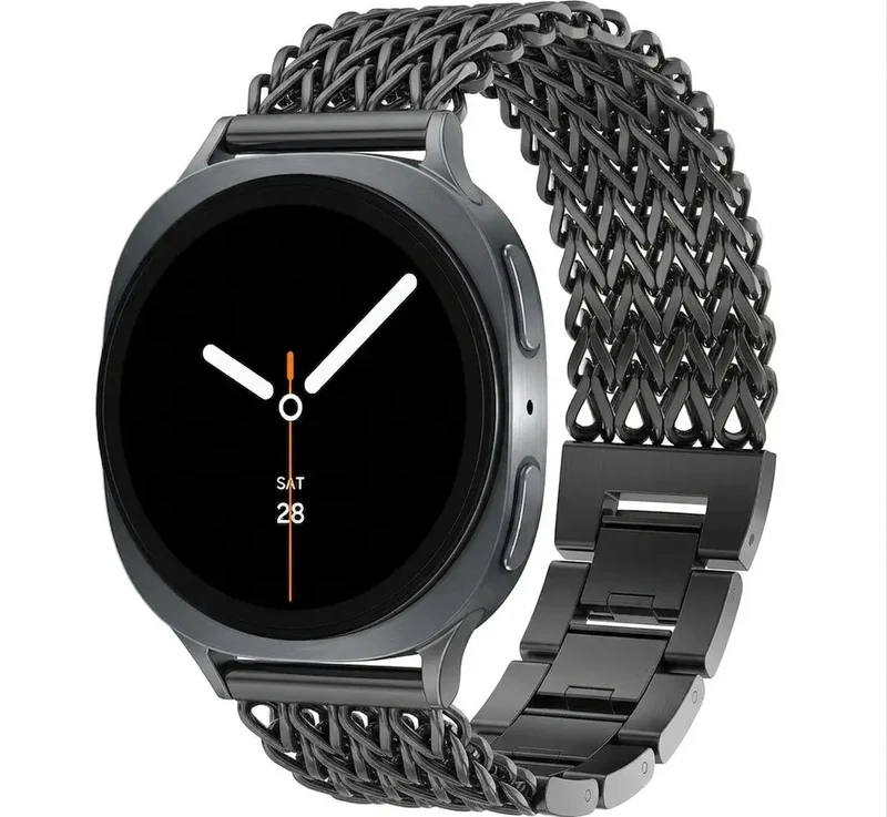 Correa metal mesh Samsung Galaxy Watch 9 - 44mm (negro)