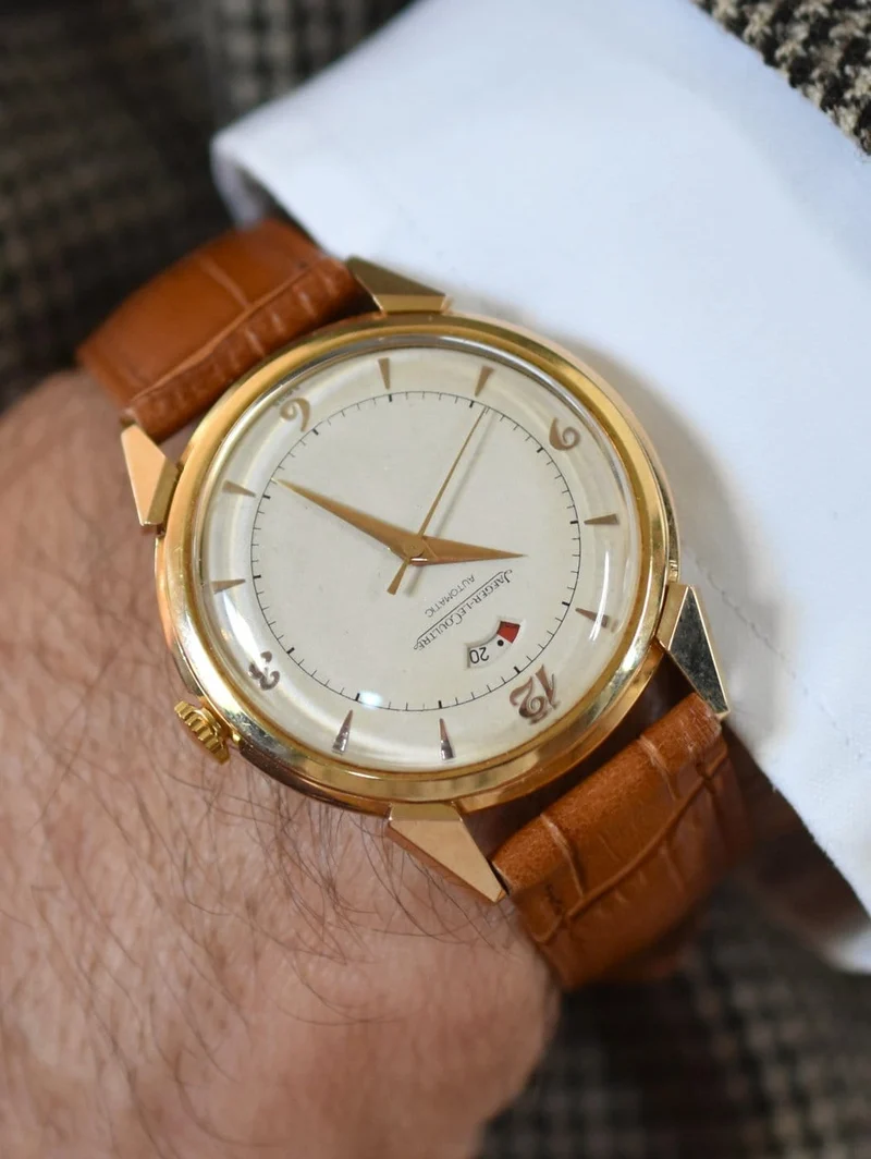 Jaeger-LeCoultre Power Reserve - 18-carat rose gold watch