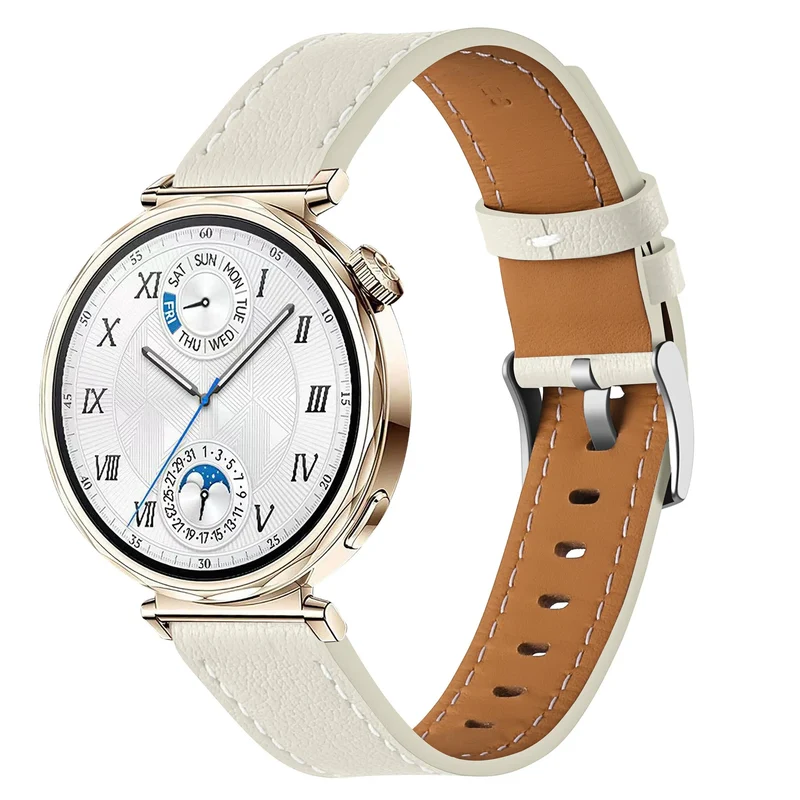 Correa cuero 'One Push' Huawei Watch GT 7 - 41mm (beige)