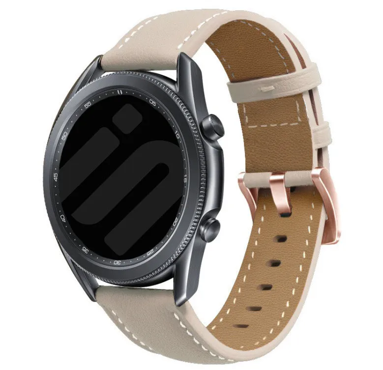 Correa cuero auténtica Huawei Watch GT 7 - 41mm (beige)