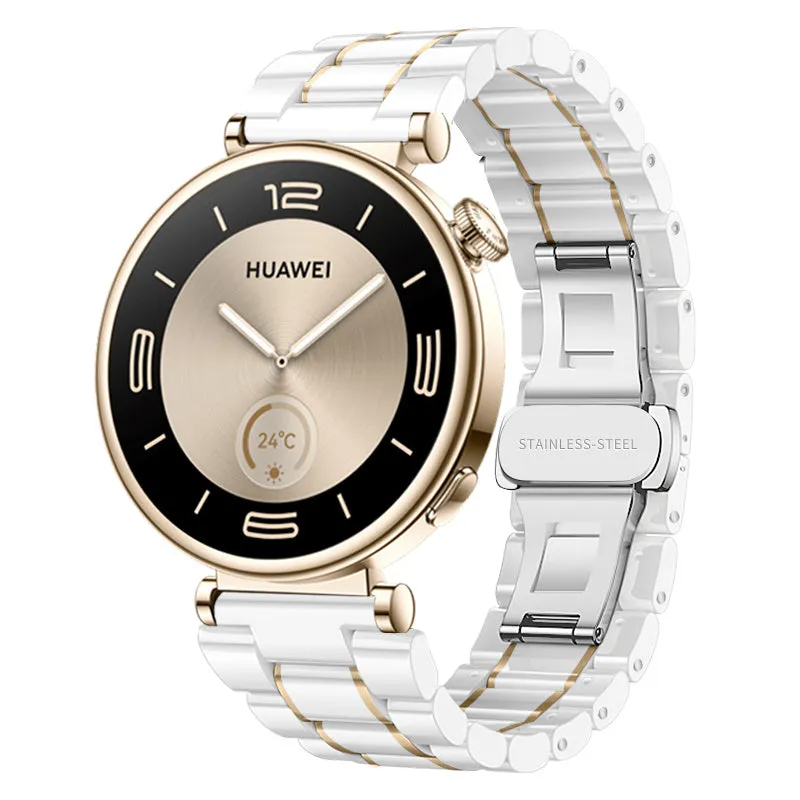 Correa cerámica Huawei Watch GT 7 - 41mm (blanco/oro)