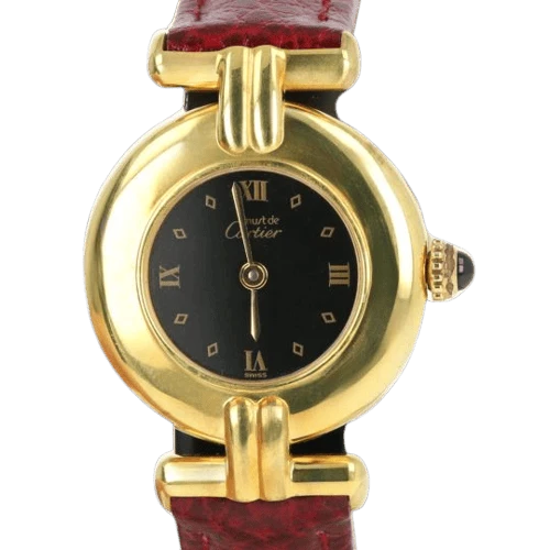 Cartier Chiseled Must - Watch in silver-gilt