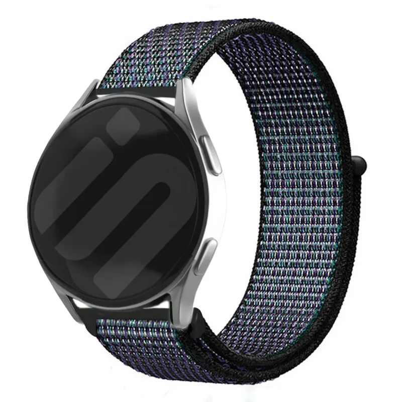 Correa nylon Huawei Watch GT 7 - 46mm (negro/azul)