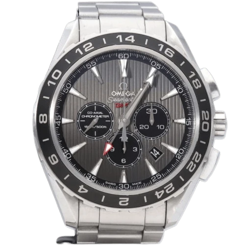 Omega Seamaster Aqua Terra - GMT chronograph watch in steel