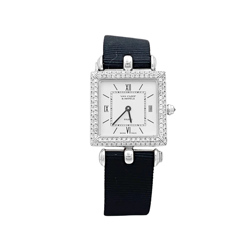 Van Cleef & Arpels Classique - White gold and diamond watch