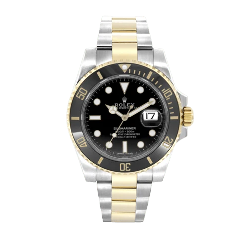 Rolex Submariner Date - Two-tone watch in yellow gold and steel