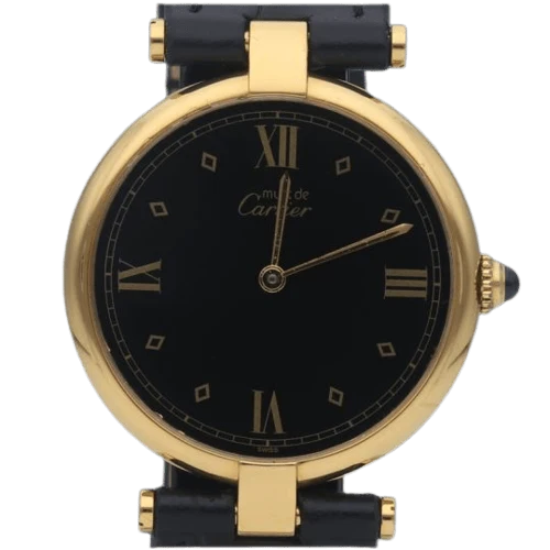 Cartier Must by Cartier - Watch in silver-gilt