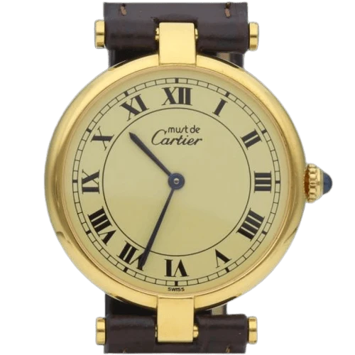 Cartier Must by Cartier - Watch silver-gilt