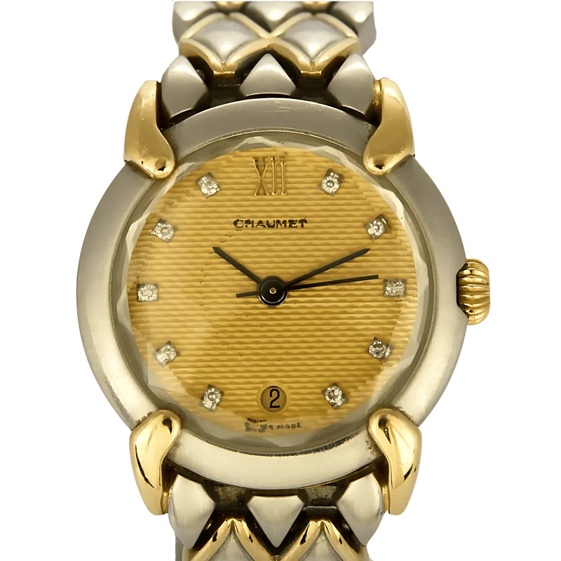Chaumet - Claws - Steel and yellow gold watch with quartz movement