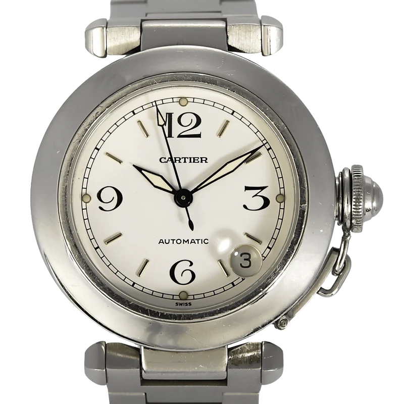 Cartier - Pasha - Steel watch with automatic movement