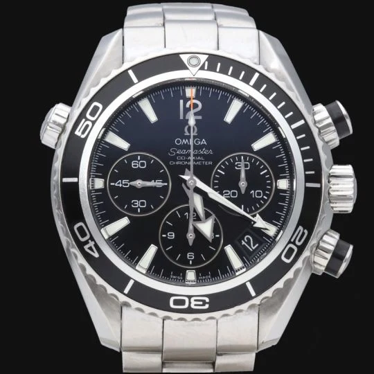 Omega Seamaster Planet Ocean - Steel chronograph watch