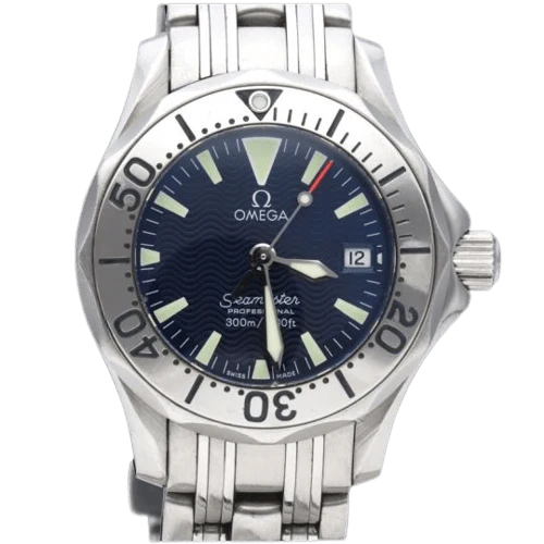 Omega Seamaster 300M - Steel watch with blue dial