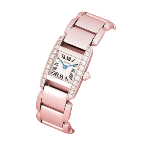 Cartier Tankissime - 18K white gold and diamond watch