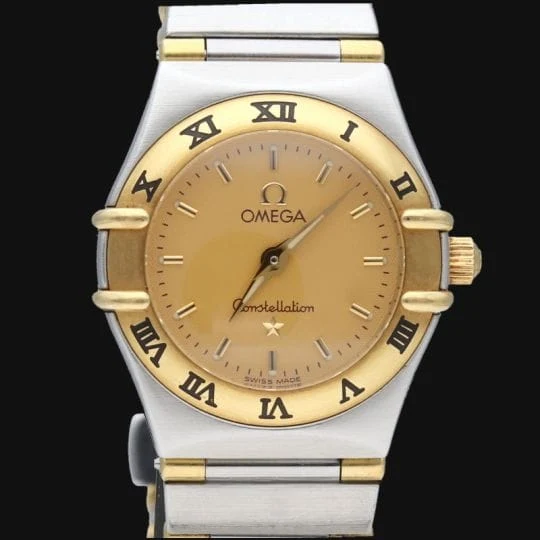 Omega Constellation Mini - Yellow gold and steel watch