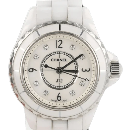Chanel J12 - 29 mm watch in ceramic and diamonds
