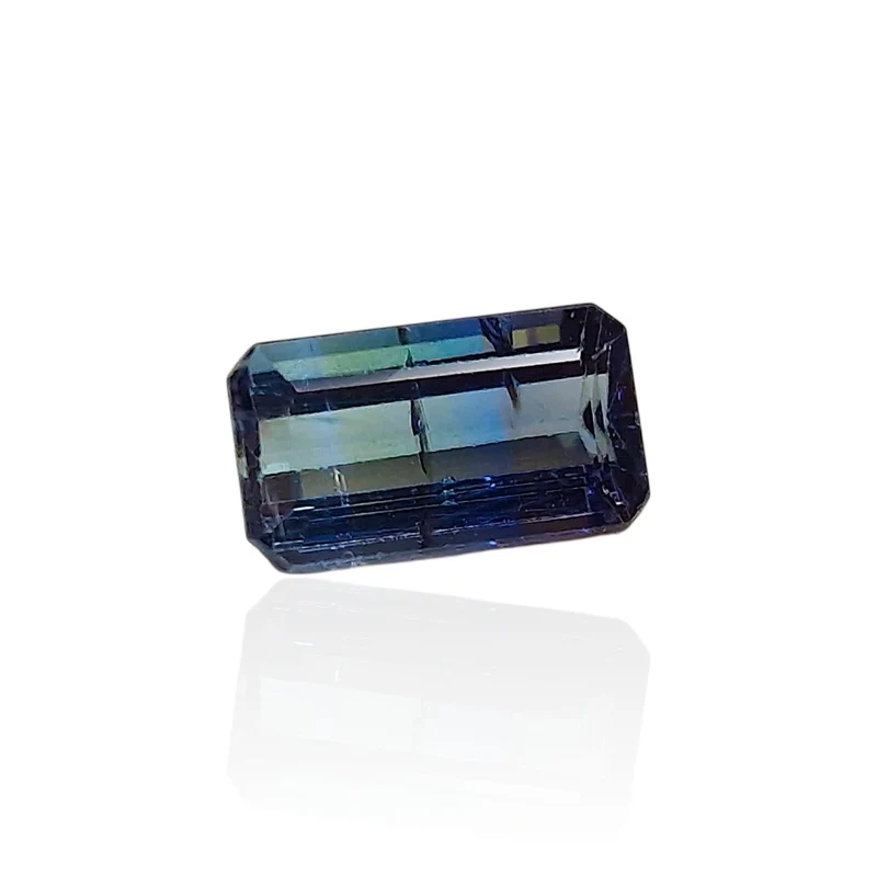 Tanzanite - Mixed emerald-cut stone from Tanzania 2.435 ct