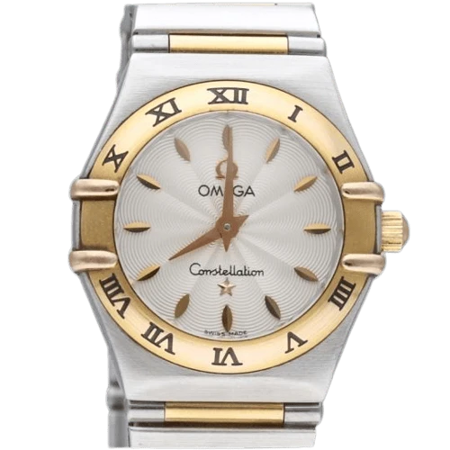 Omega Constellation - Women's watch in yellow gold and steel