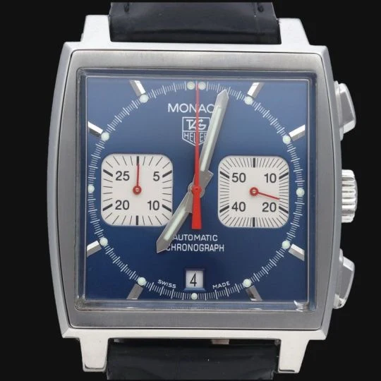 TAG Heuer Monaco - Steel chronograph watch