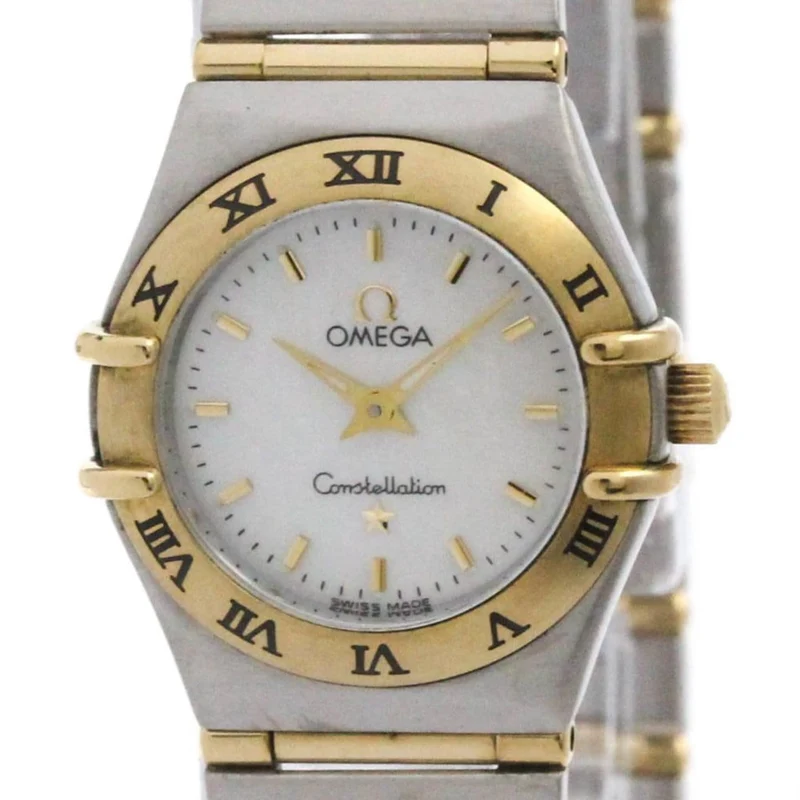 Omega Constellation - Quartz watch in steel and yellow gold