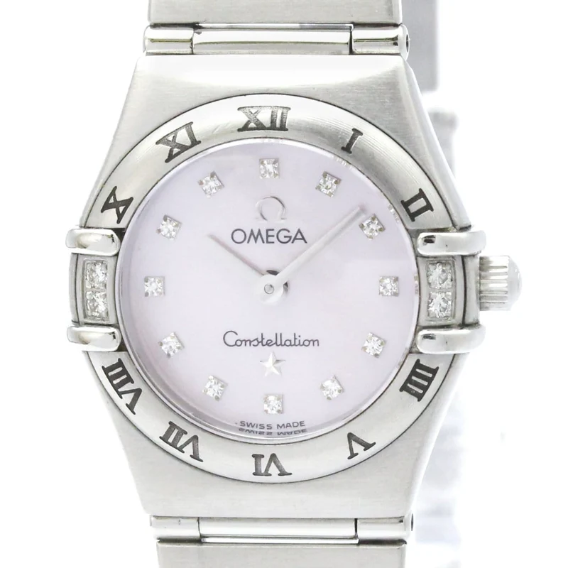 Omega Constellation My Choice - Steel watch, diamonds and mother-of-pearl