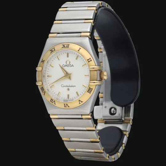 Omega Constellation - Women's watch in yellow gold and steel