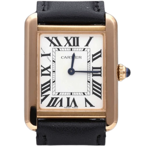 Cartier Tank Solo - Yellow gold and steel watch
