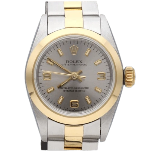 Rolex Oyster Perpetual - Lady's watch in yellow gold and steel