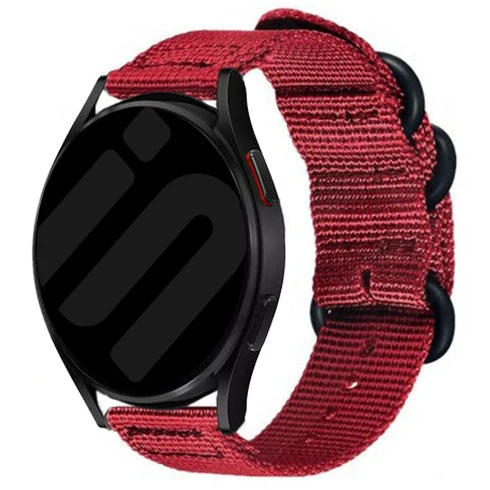 Correa nylon con hebilla Suunto Core 2 (rojo)