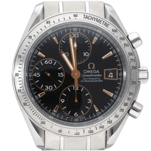 Omega Speedmaster - Steel Date Chronograph Watch