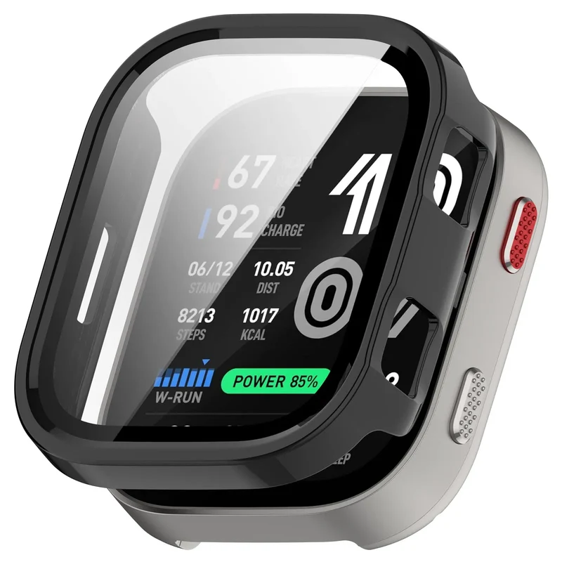 Funda rígida con cristal Amazfit Bip Max (negra)