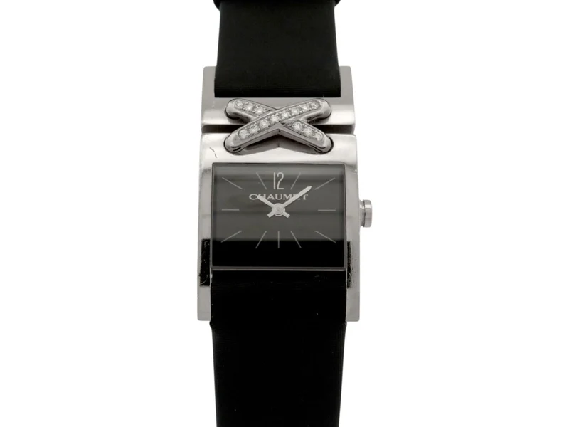 Chaumet Liens Croisés GM - 18K white gold and diamond watch