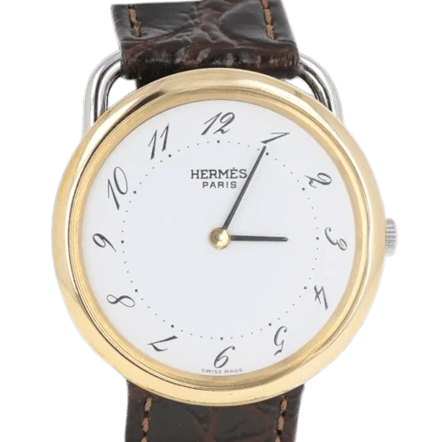 Hermès Arceau - Steel chronograph watch