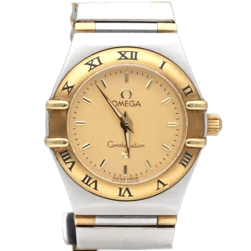 Omega Constellation - Women's watch in yellow gold and steel