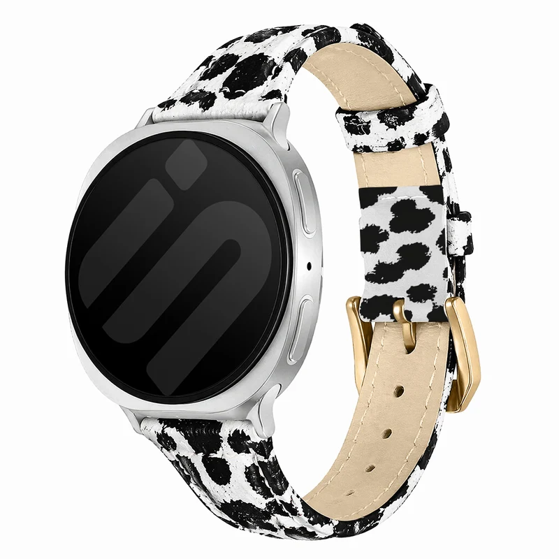 Correa cuero Samsung Galaxy Watch 8 Classic (Leopardo)