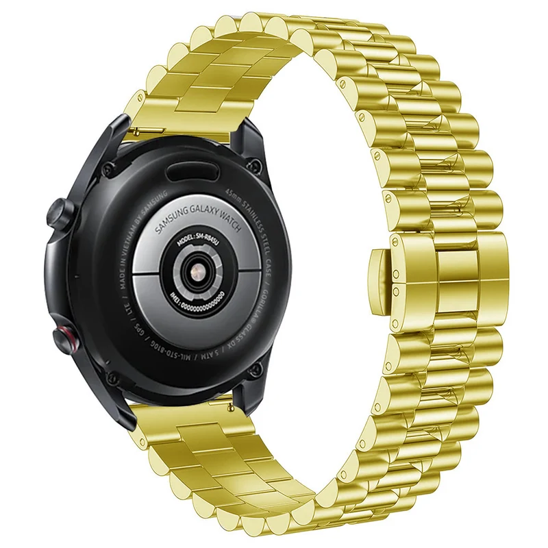 Correa de acero presidencial Samsung Galaxy Watch 6 Classic 47mm (oro)