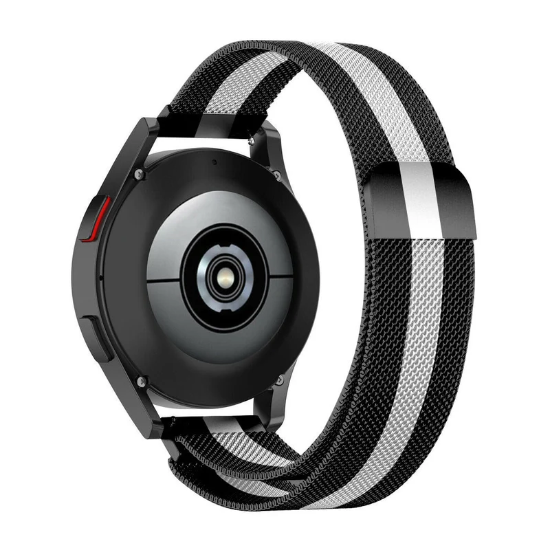 Correa milanesa Suunto Core 2 (negro/blanco)