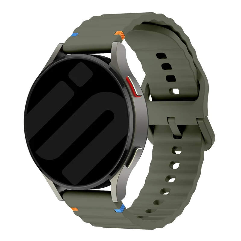 Correa ondulada Suunto Core 2 (verde militar)