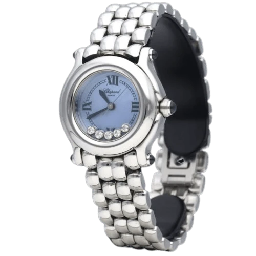 Chopard Happy Sport Mini - Steel watch with mother-of-pearl dial
